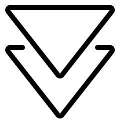 Navigation Arrows Down 1 Icon from Ultimate Light Set