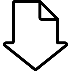 Navigation Down Icon from Ultimate Light Set