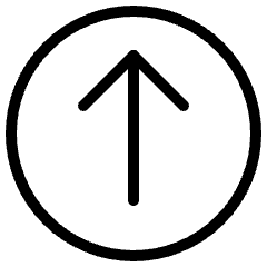 Navigation Up Circle Icon from Ultimate Light Set