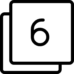 Paginate Filter 6 Icon from Ultimate Light Set