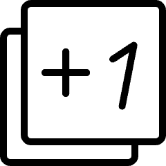 Paginate Filter Plus 1 Icon from Ultimate Light Set