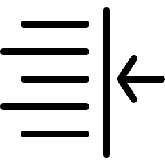 Indent Right Icon from Ultimate Light Set