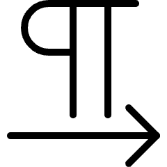 Paragraph Left To Right Icon from Ultimate Light Set