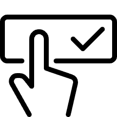 Touch Password Approved Icon from Ultimate Light Set