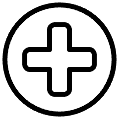 Add Circle Bold Icon from Ultimate Light Set