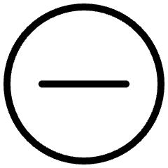 Subtract Circle Icon from Ultimate Light Set