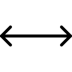 Expand Horizontal Icon from Ultimate Light Set