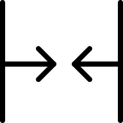 Shrink Horizontal Icon from Ultimate Light Set