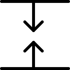 Shrink Vertical Icon from Ultimate Light Set