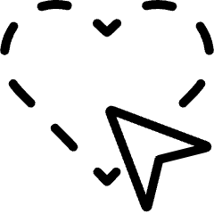 Cursor Select Heart Icon from Ultimate Light Set