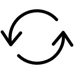 Synchronize Arrows 1 Icon from Ultimate Light Set