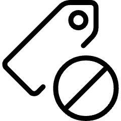 Tags Block Icon from Ultimate Light Set