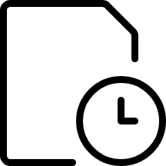 Time Clock File Icon from Ultimate Light Set