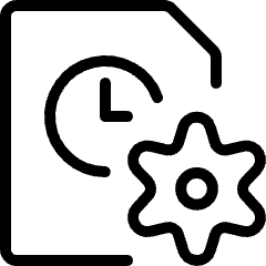 Time Clock File Setting Icon from Ultimate Light Set