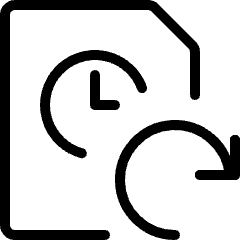 Time Clock File Sync Icon from Ultimate Light Set