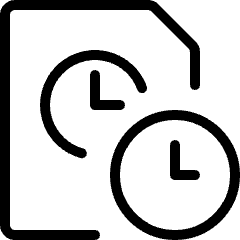 Time Clock File Timer Icon from Ultimate Light Set