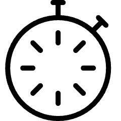 Time Stopwatch Icon from Ultimate Light Set