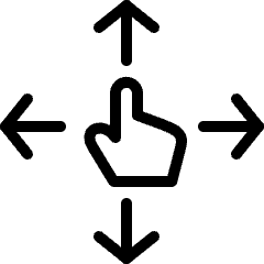 Gesture Expand 1 Icon from Ultimate Light Set