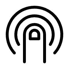 Gesture Tap 1 Icon from Ultimate Light Set