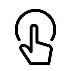 Gesture Tap 2 Icon from Ultimate Light Set