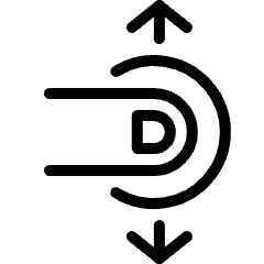 Gesture Tap Swipe Vertical Icon from Ultimate Light Set