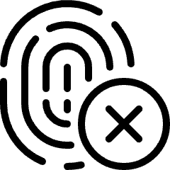 Touch Id Denied Icon from Ultimate Light Set