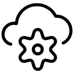 Cloud Settings Icon from Ultimate Light Set