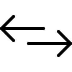 Data Transfer Horizontal Icon from Ultimate Light Set