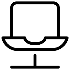 Laptop 1 Icon from Ultimate Light Set