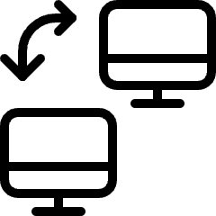 Monitor Exchange Arrow Icon from Ultimate Light Set