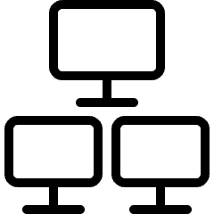 Monitor Network Icon from Ultimate Light Set
