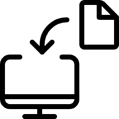 Monitor Transfer File Icon from Ultimate Light Set