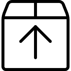 Upload Box Icon from Ultimate Light Set