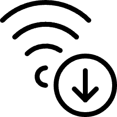 Wifi Download Icon from Ultimate Light Set