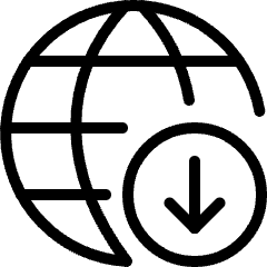 Network Download Icon from Ultimate Light Set