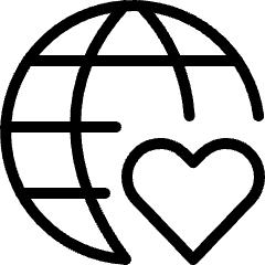 Network Heart Icon from Ultimate Light Set