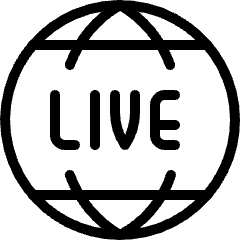 Network Live Icon from Ultimate Light Set