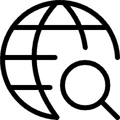 Network Search Icon from Ultimate Light Set