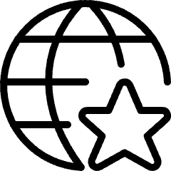 Network Star Icon from Ultimate Light Set