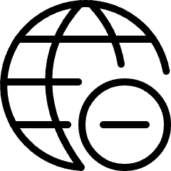 Network Subtract Icon from Ultimate Light Set