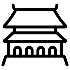 Landmark Forbidden City Icon from Ultimate Light Set