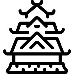 Landmark Japan Castle 1 Icon from Ultimate Light Set