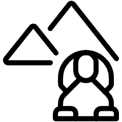 Landmark Pyramid Sphinx Icon from Ultimate Light Set