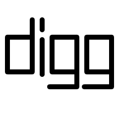 Digg Logo Icon from Ultimate Light Set