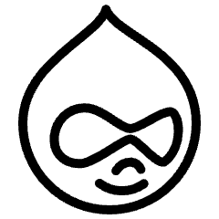 Drupal Logo Icon from Ultimate Light Set