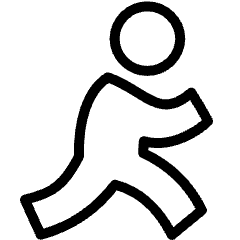 Aim Logo Icon from Ultimate Light Set