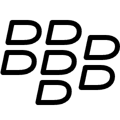 Blackberry Logo Icon from Ultimate Light Set