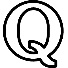 Q A Quora Logo Icon from Ultimate Light Set