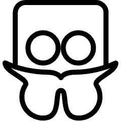 Slide Share Logo Icon from Ultimate Light Set