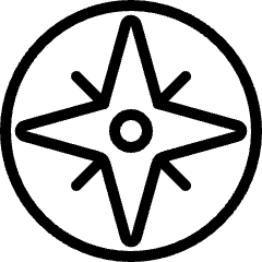 Compass Icon from Ultimate Light Set